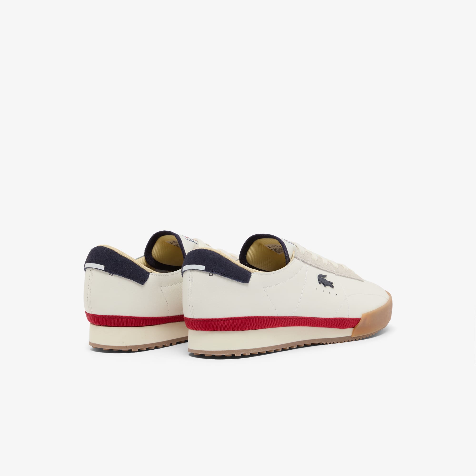 Thumbnail - Lacoste Herren-Sneakers Aura - WHT/NVY/RED Size 46