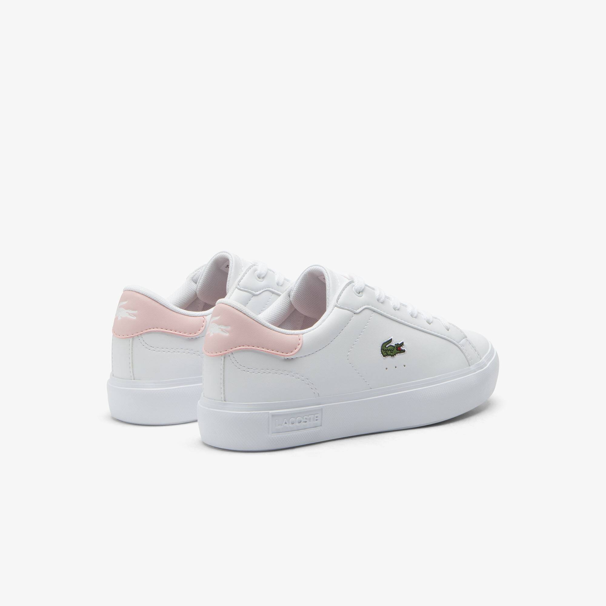 Thumbnail - Lacoste Junior-Sneakers Powercourt - WHITE/LIGHT PINK Size 37.5