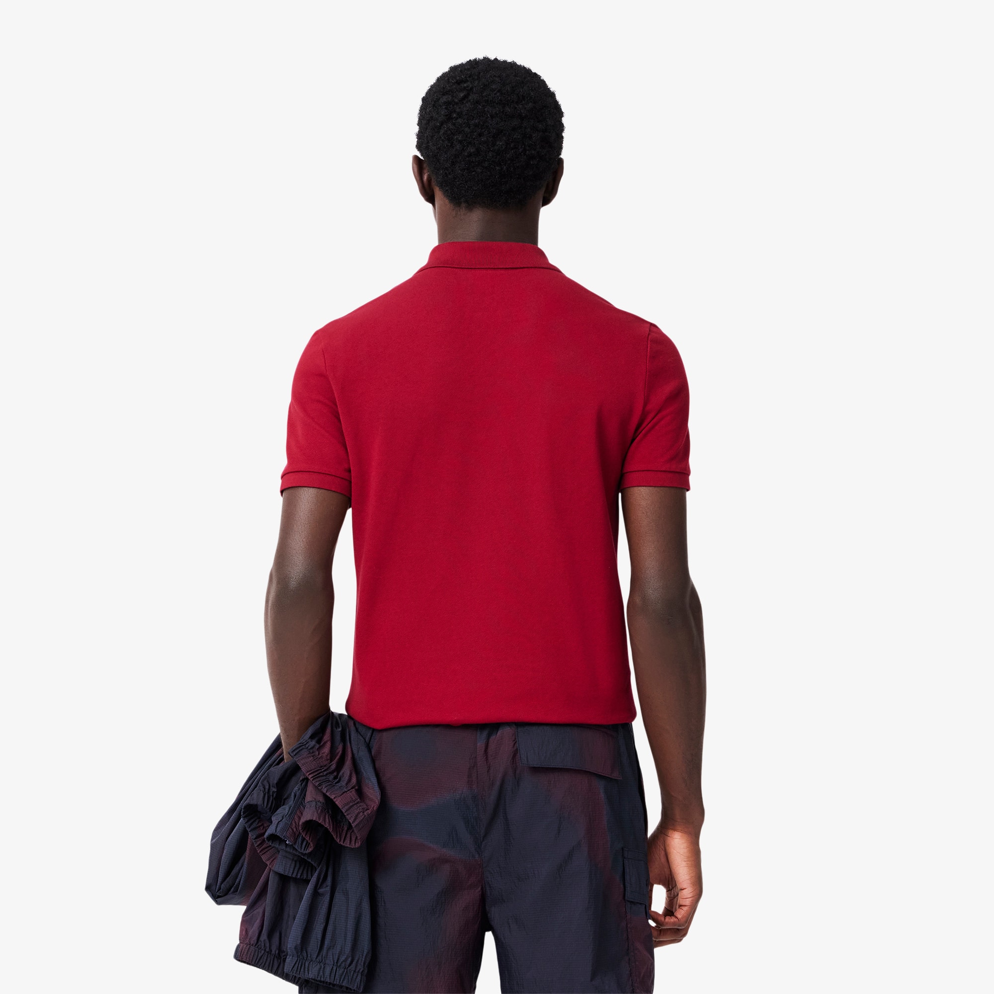 Thumbnail - Lacoste Slim Fit-Polohemd L.12.12 aus Piqué - Burgunder Size XXL