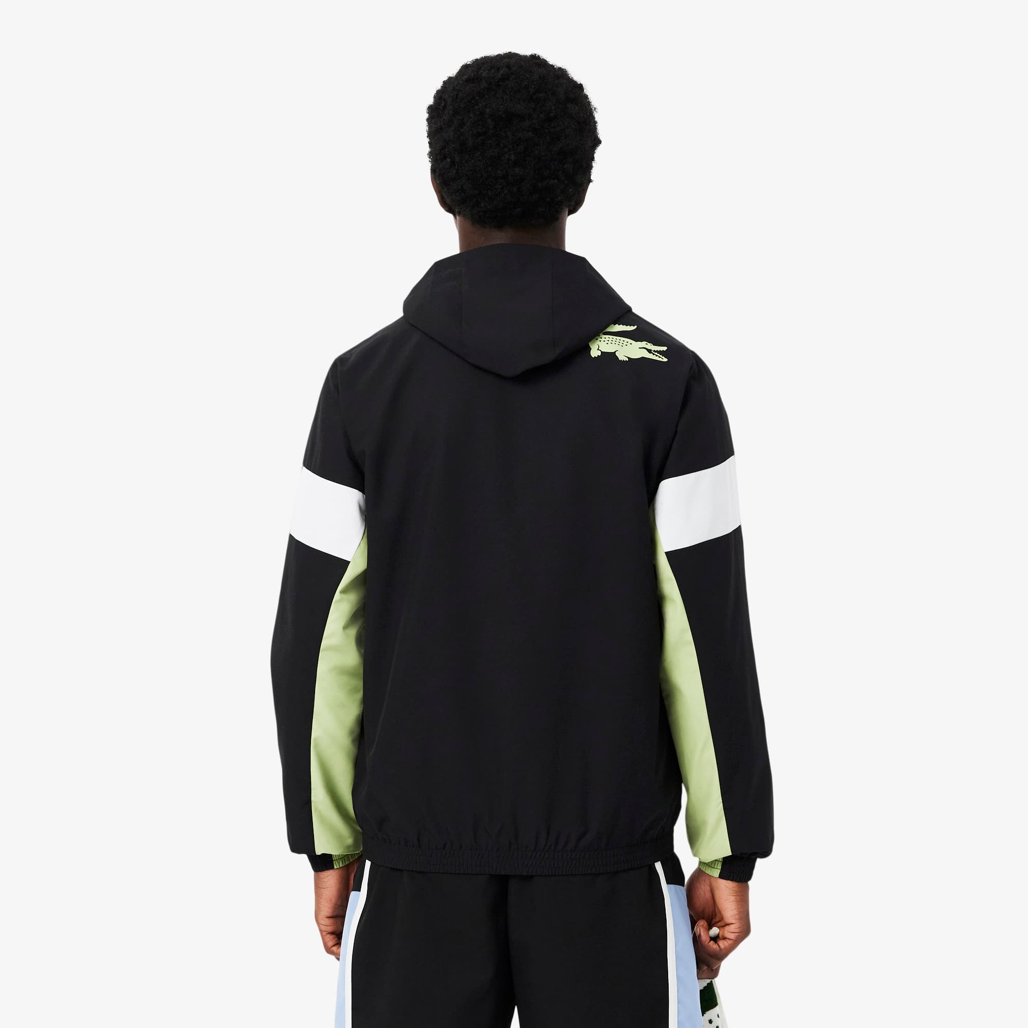 Thumbnail - Lacoste Sportjacke mit Colorblock-Design - Schwarz Size XS