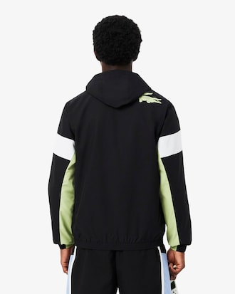 Sportjacke mit Colorblock-Design