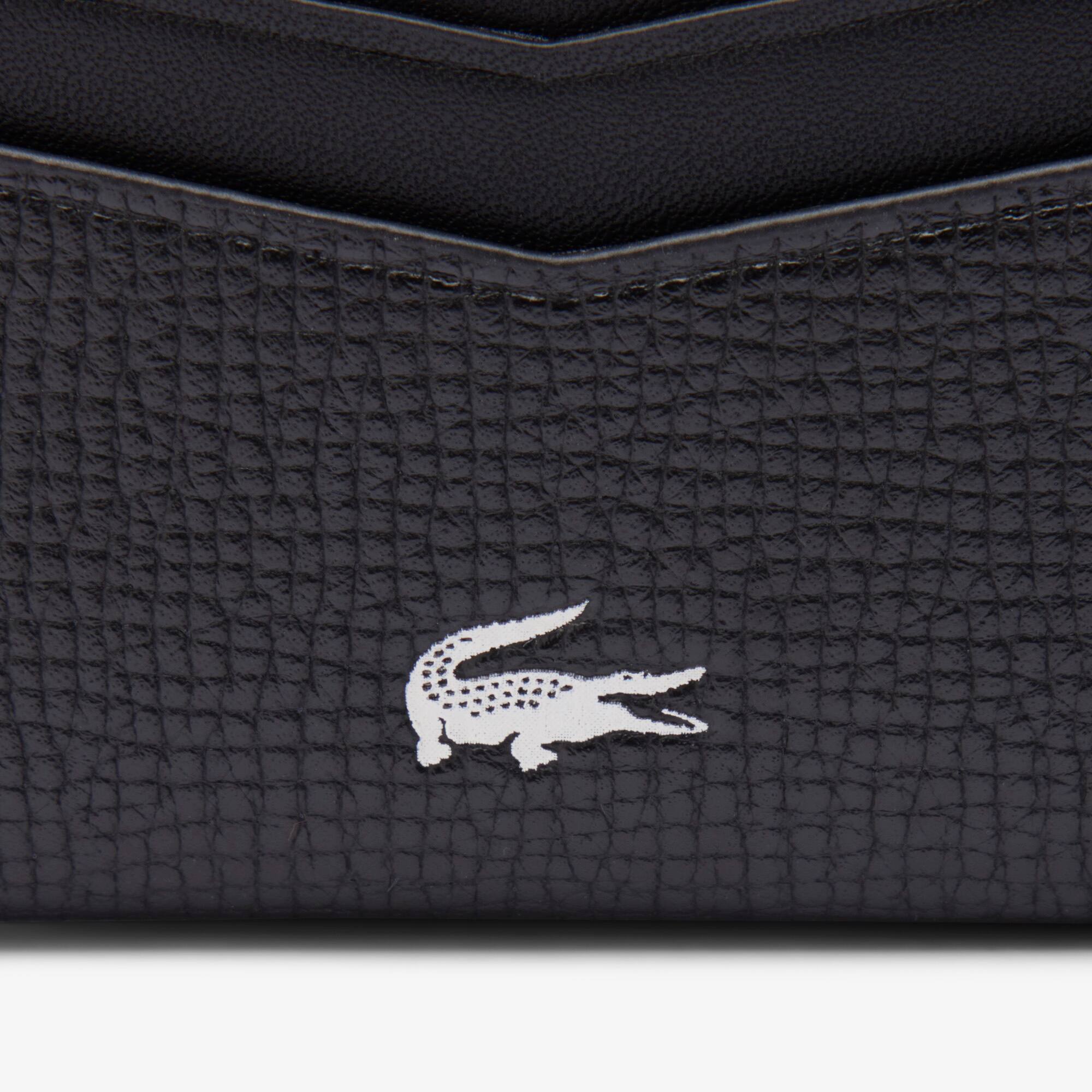 Thumbnail - Lacoste Kartenetui Ossian aus Leder - BLACK Size One Size
