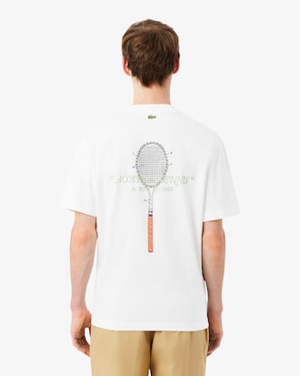 T-Shirt aus schwerer Baumwolle mit Stickerei