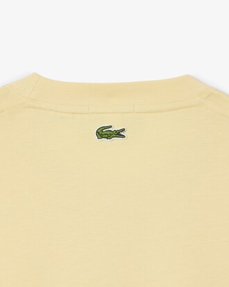 T-Shirt aus Baumwolle mit Signatur-Print