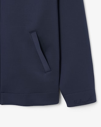 Oversized-Cardigan mit gestickter Unterschrift