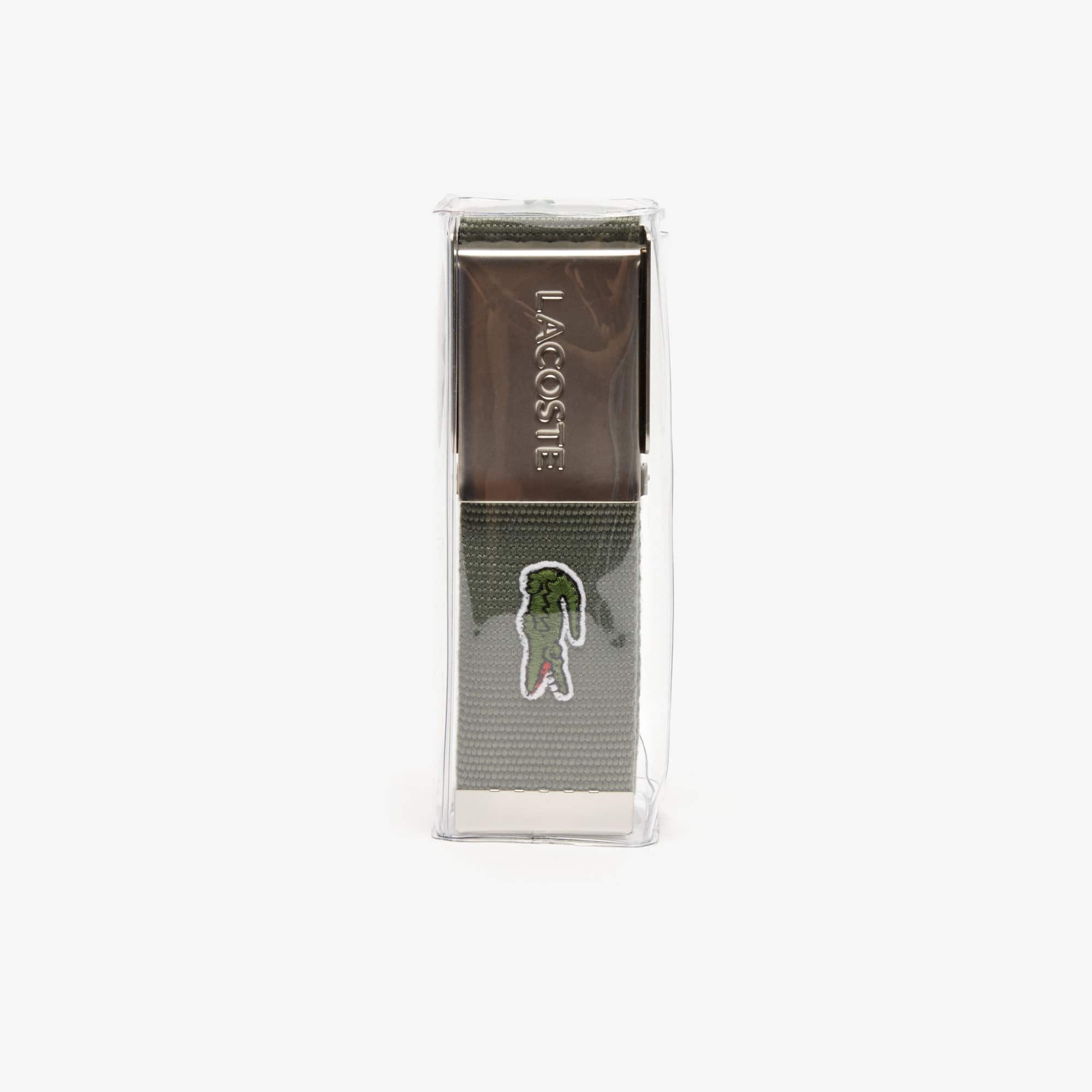 Thumbnail - Lacoste Gürtel L.12.12 Concept French Made - AGAVE GREEN Size 110 cm