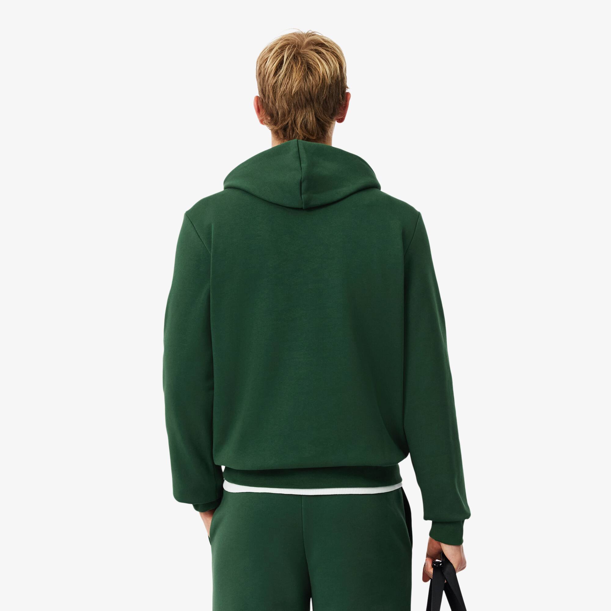 Thumbnail - Lacoste Fleece-Hoodie - Grün Size 6 - XL