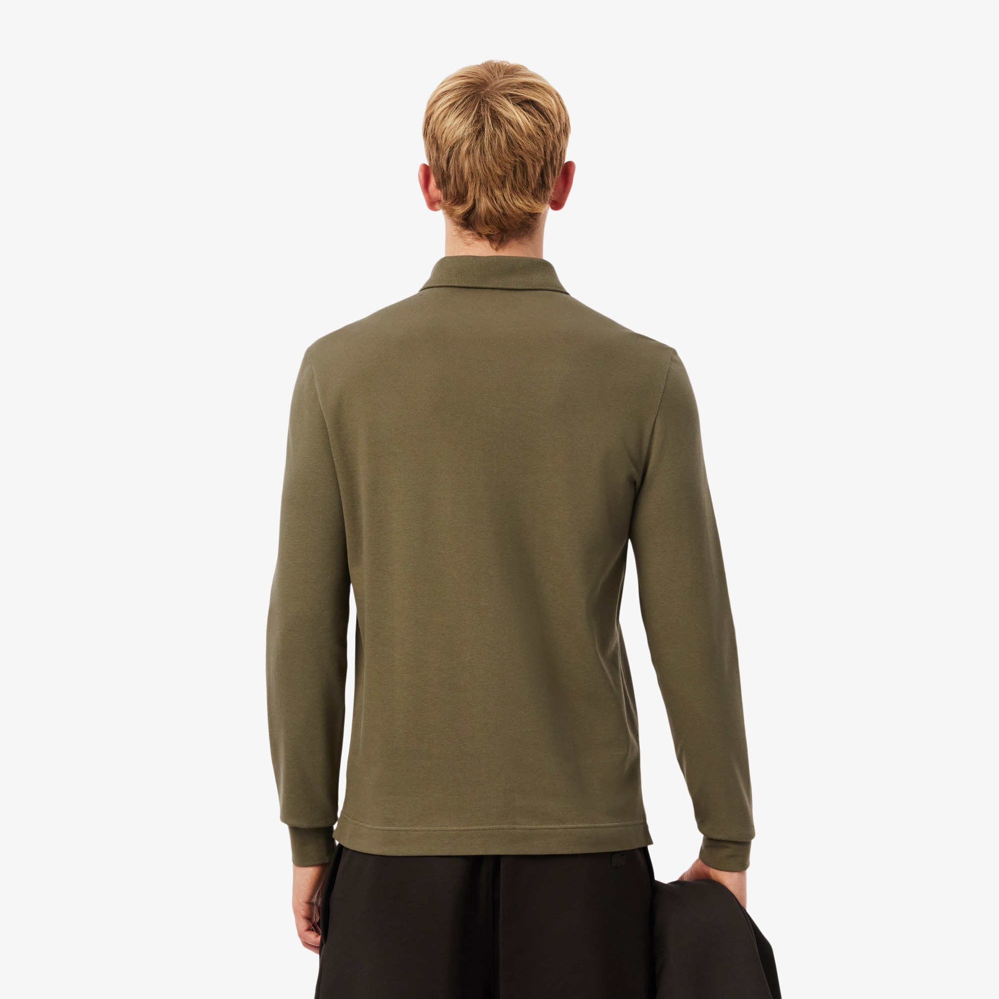 Thumbnail - Lacoste Regular Fit-Polohemd Paris aus Stretch-Piqué - Khaki Grün Size 4XL