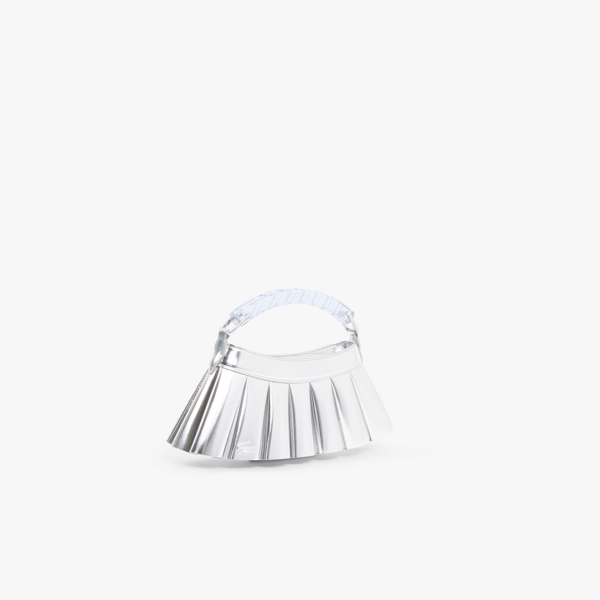 Thumbnail - Lacoste Tasche Runway H Lenglen aus Leder mit Spiegeleffekt - SILVER MIRROR Size One Size