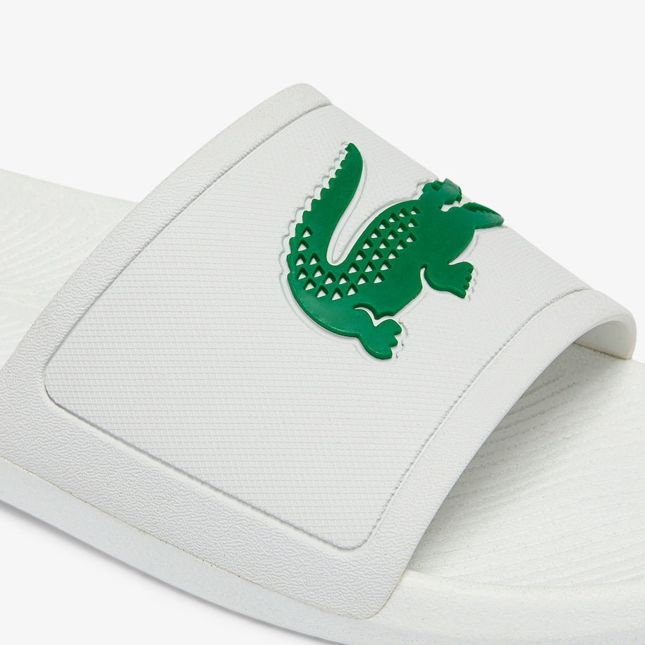 Lacoste schlappen schwarz clearance