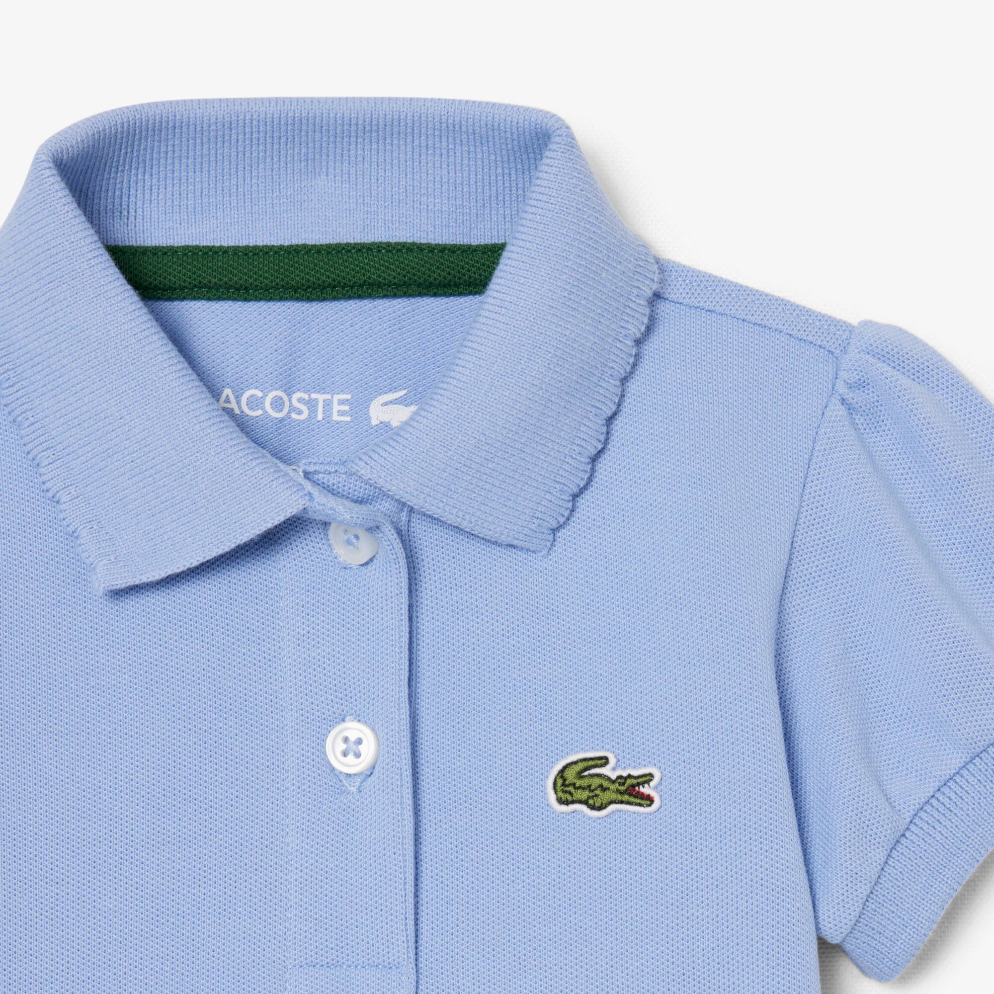 Thumbnail - Lacoste Baby-Body aus Petit Piqué - Lila Size 7 - 24M