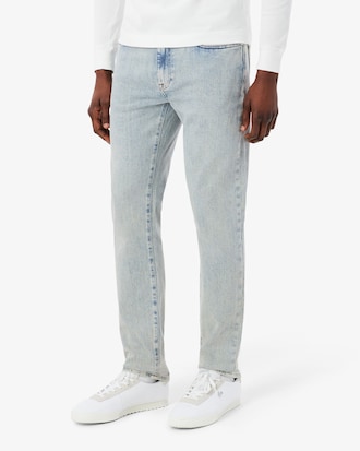 Indigo-Jeans mit 5&nbsp;Taschen, Slim Fit