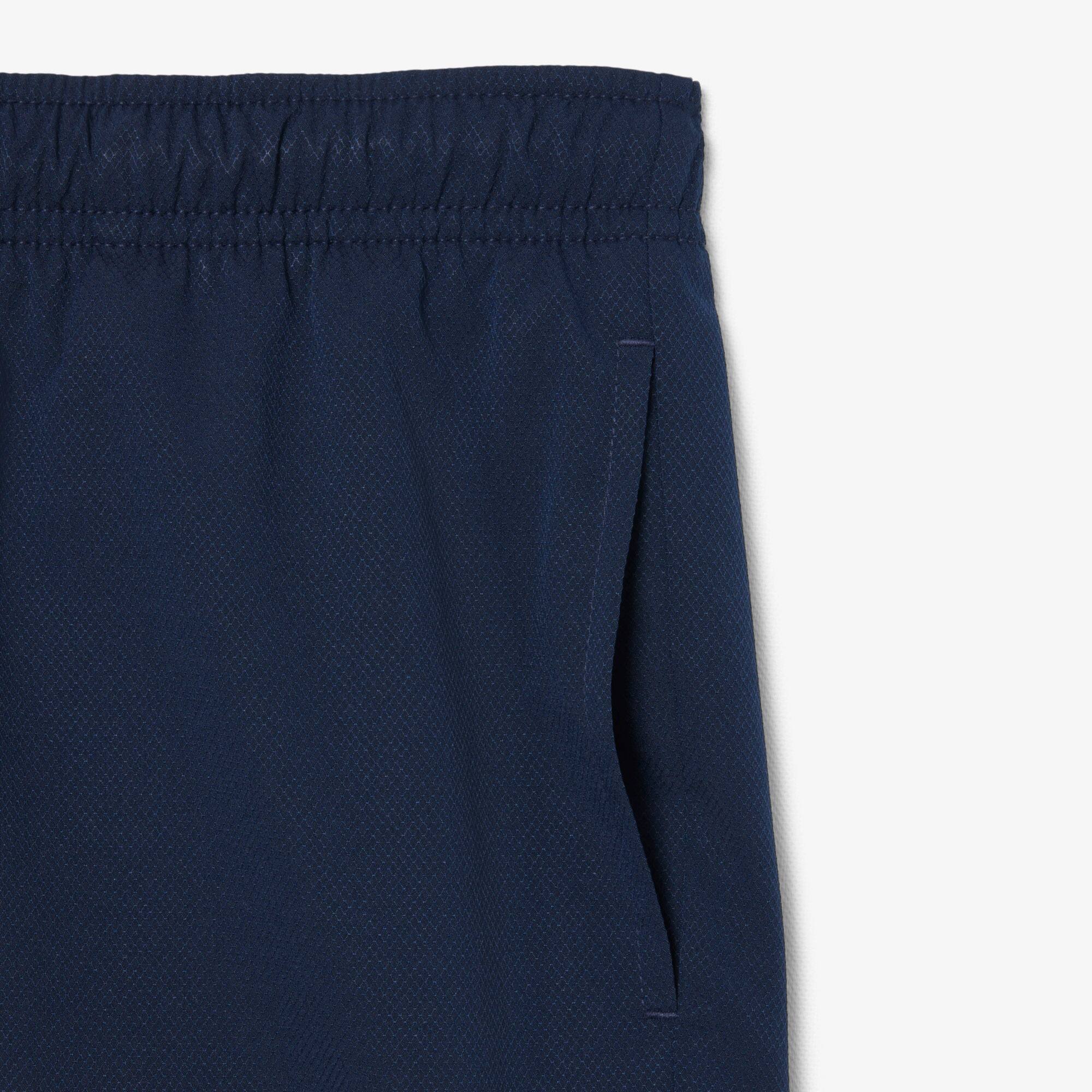 Thumbnail - Lacoste Sportshorts aus Diamant-Taft - Navy Blau Size 10 - 12A