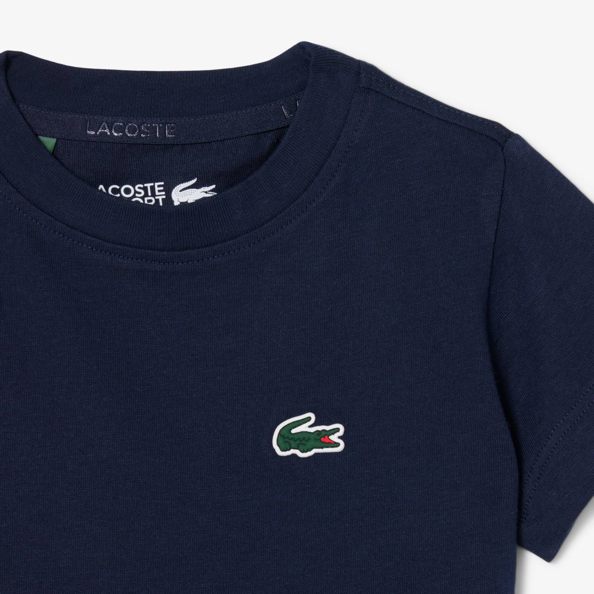 Thumbnail - Lacoste Sport-T-Shirt aus technischer Baumwolle mit Ultra Dry-Technologie - Navy Blau Size 2 - 2A
