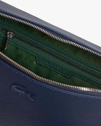 Reporter-Tasche Chantaco aus Piqu&eacute;-Leder