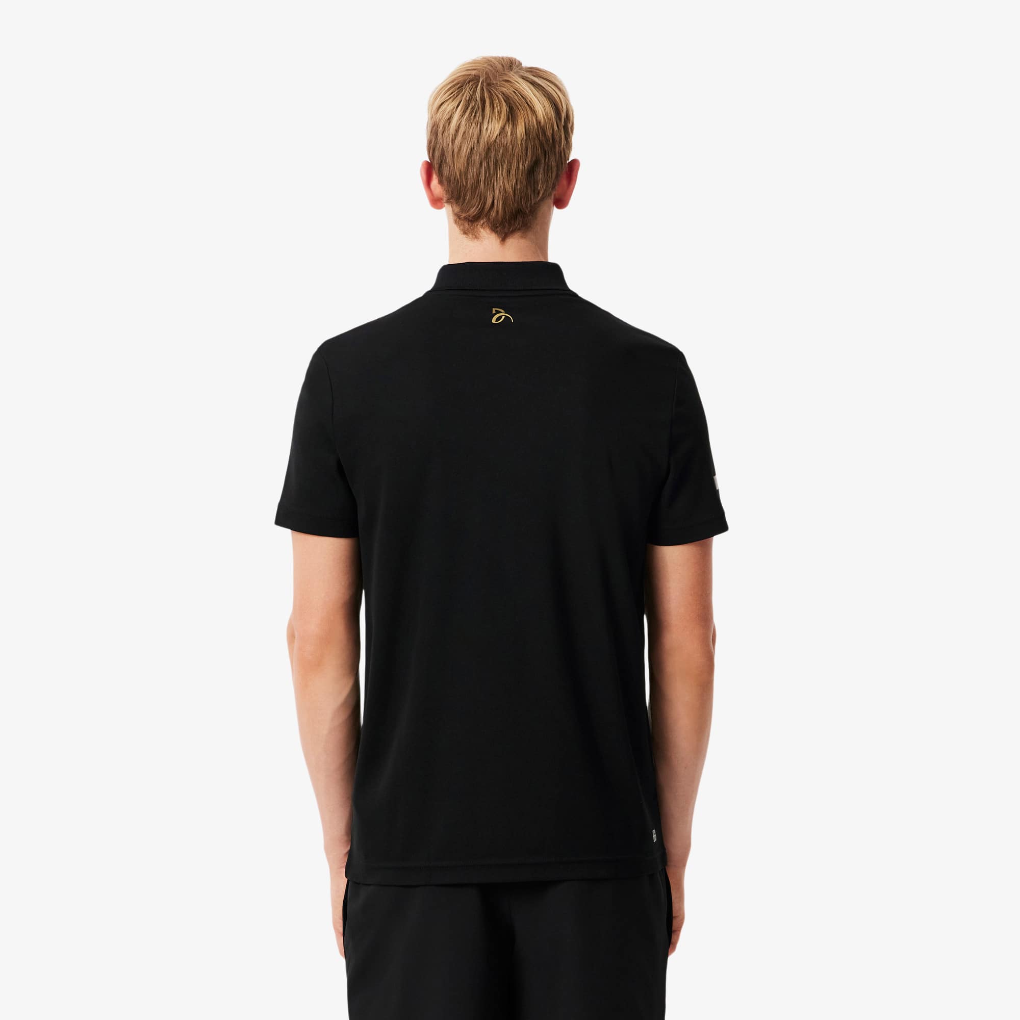 Thumbnail - Lacoste Polohemd Lacoste Tennis x Novak Djokovic - Schwarz Size 6 - XL