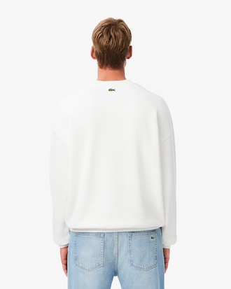 Loose Fit Sweatshirt aus Vlies