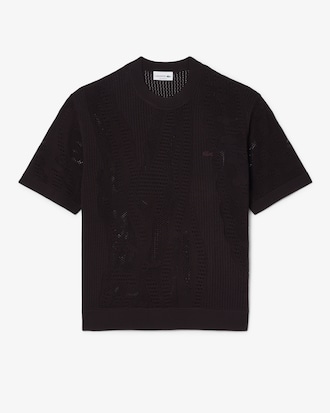 Relaxed Fit-Pullover mit kurzen &Auml;rmeln und Print
