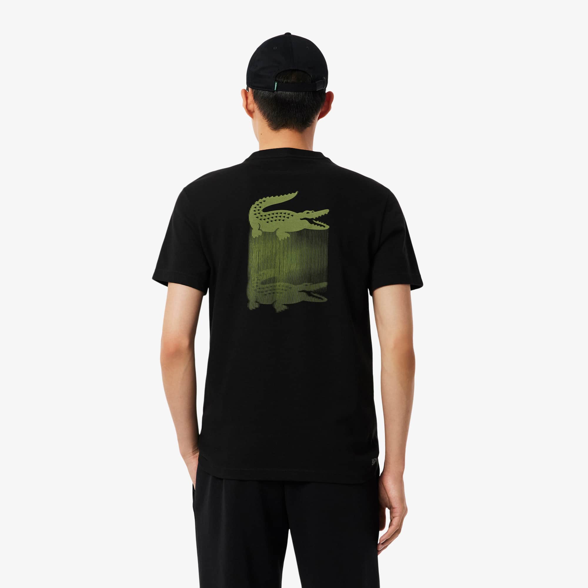 Thumbnail - Lacoste Sport-T-Shirt mit Print und Ultra-Dry-Technologie - Schwarz Size 4XL