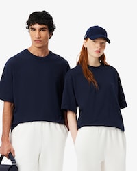 Loose Fit-T-Shirt aus schwerem Jersey