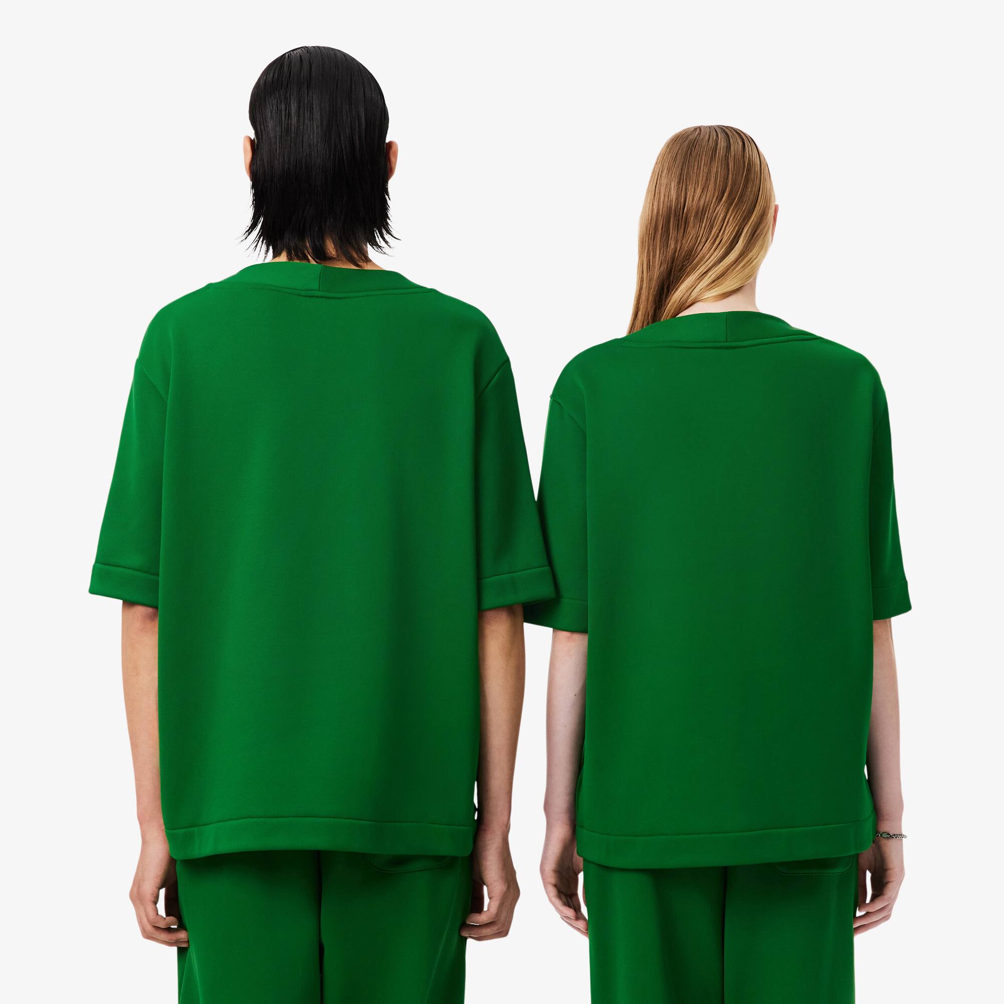 Thumbnail - Lacoste T-Shirt Runway aus grafischer Seide - Vert Size M