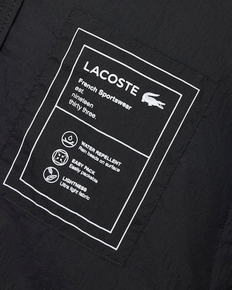 Wasserabweisende, komprimierbare Jacke Lacoste x Alpine