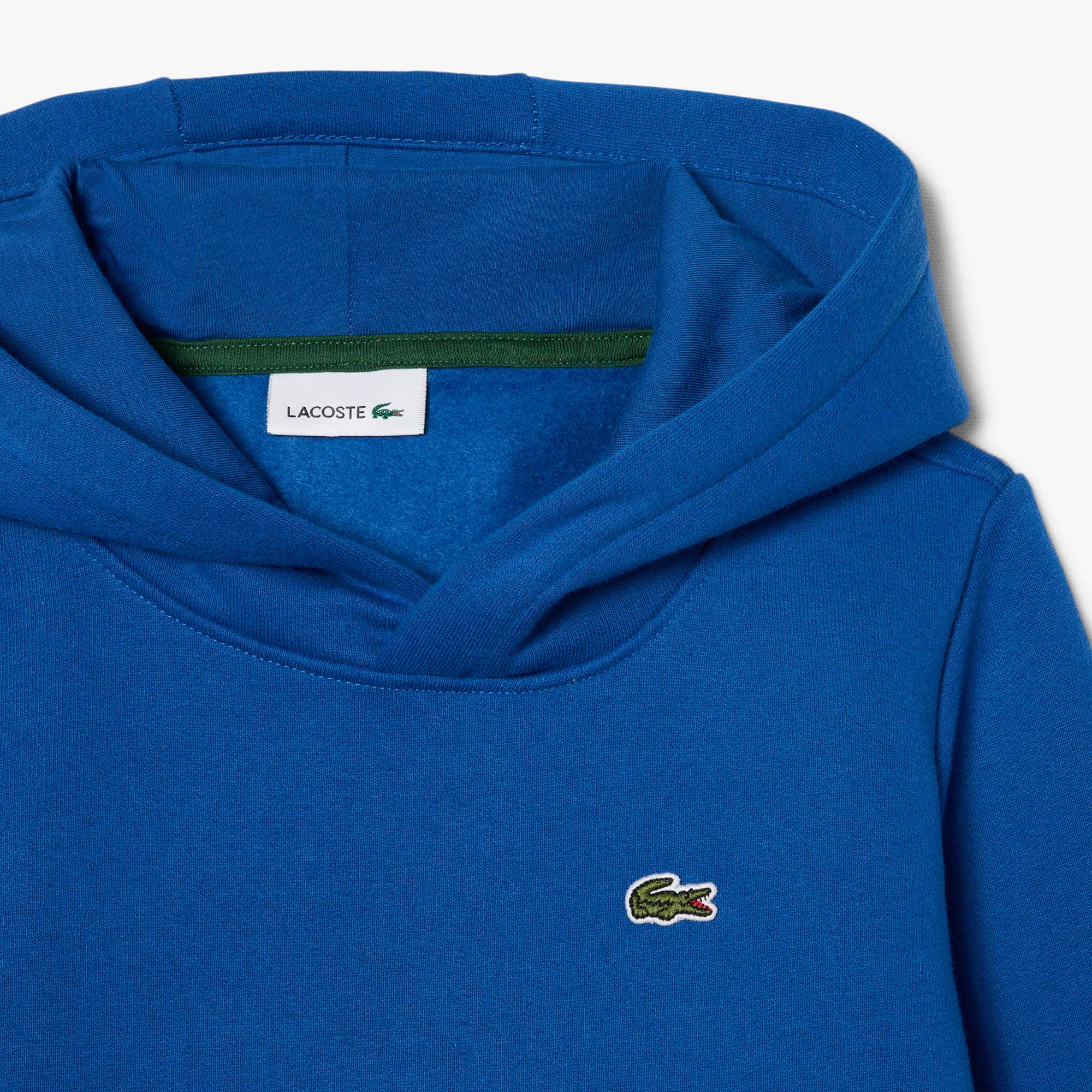 Thumbnail - Lacoste Unisex Fleece-Hoodie mit Kängurutasche - Blau Size 8 - 8A