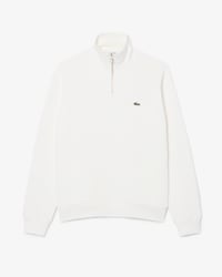 Sweatshirt aus Interlock mit hohem Kragen und Rei&szlig;verschluss