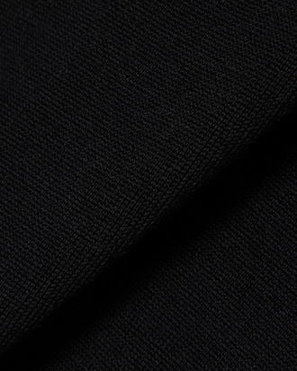 Einfarbiger Pullover aus Merinowolle mit V-Ausschnitt