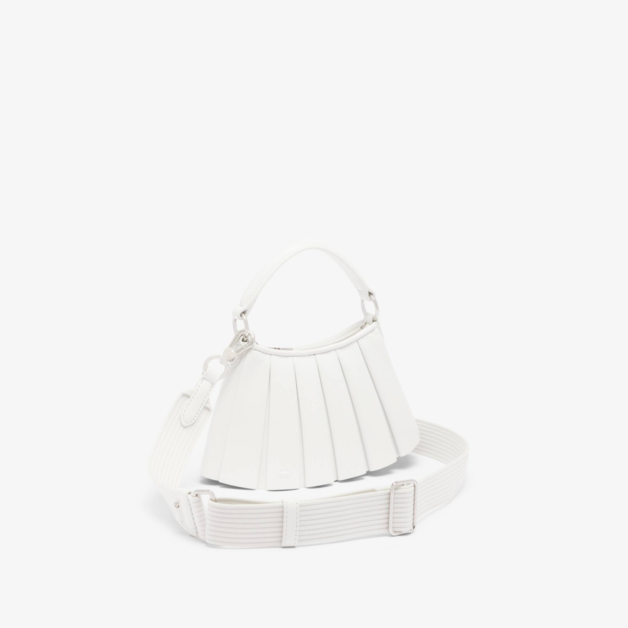Thumbnail - Lacoste Minitasche Lenglen Runway aus Leder - BRIGHT WHITE Size One Size