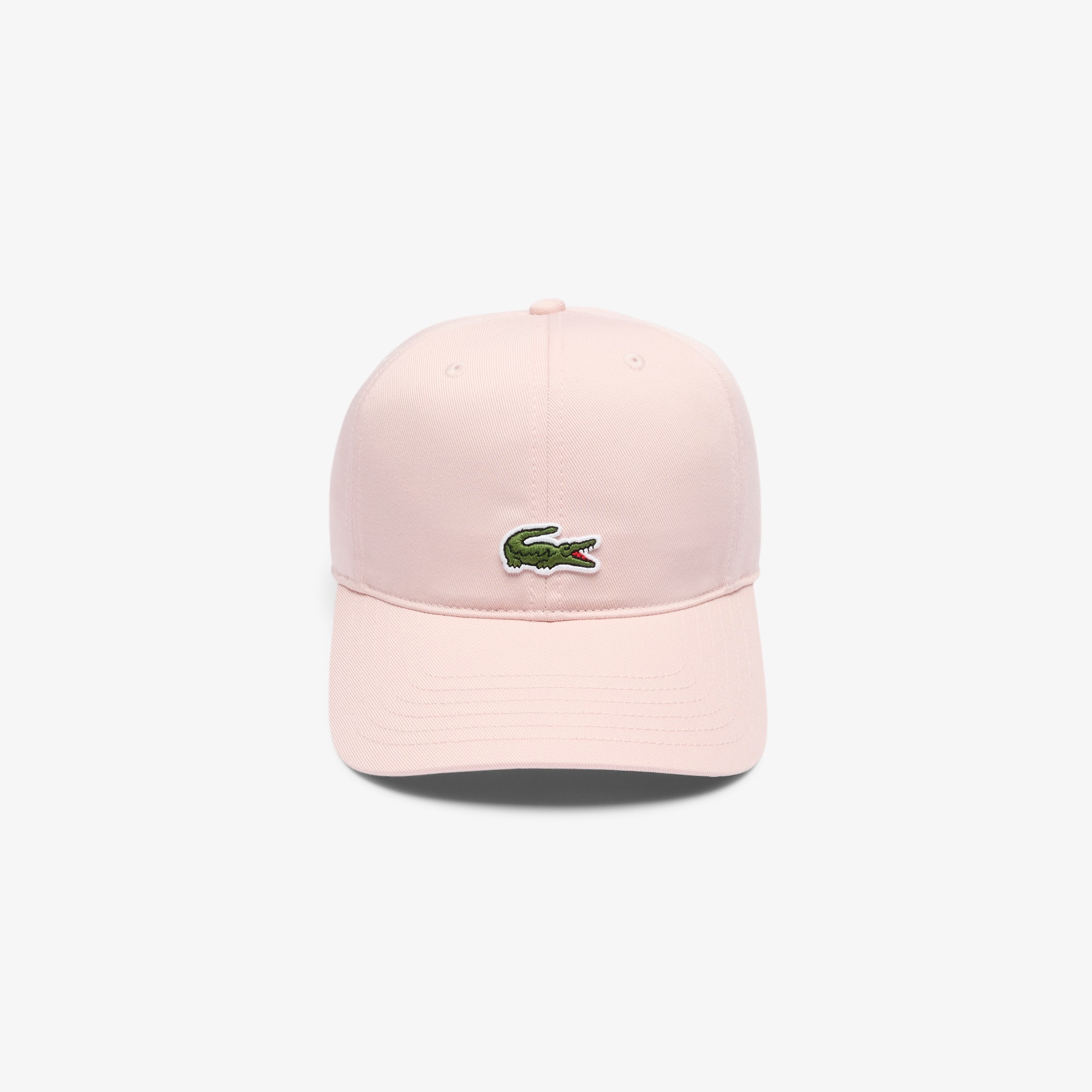 Thumbnail - Lacoste Kappe aus Baumwoll-Twill - Hellrosa Size One Size