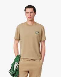 Französisches T-Shirt mit gesticktem Badge