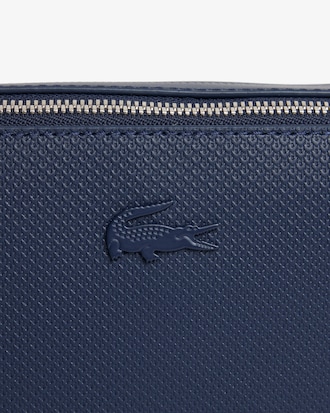 Reporter-Tasche Chantaco aus Piqu&eacute;-Leder