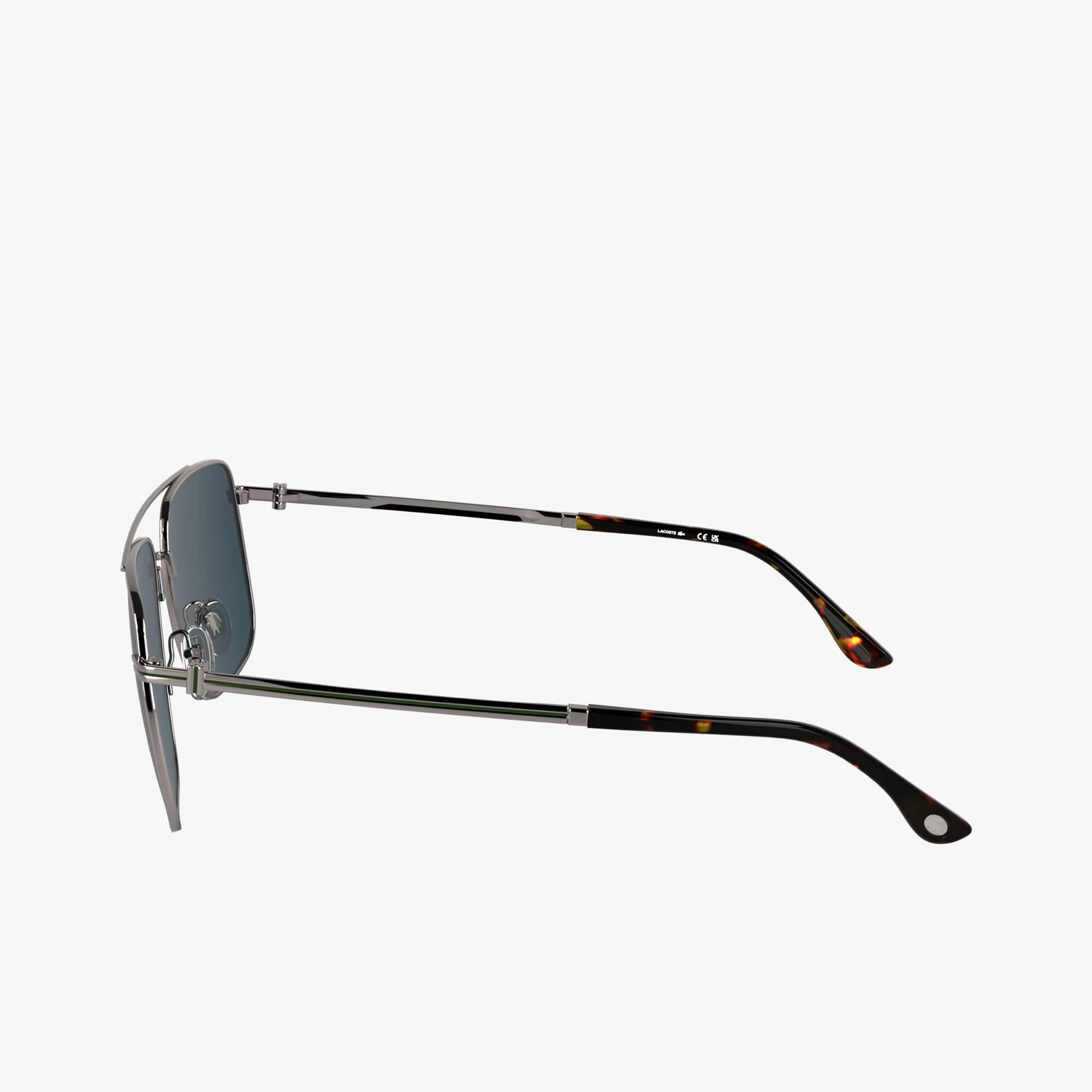 Thumbnail - Lacoste Metall-Navigator-Brille The Line - TRANSPARENT LIGHT GREY Size One Size