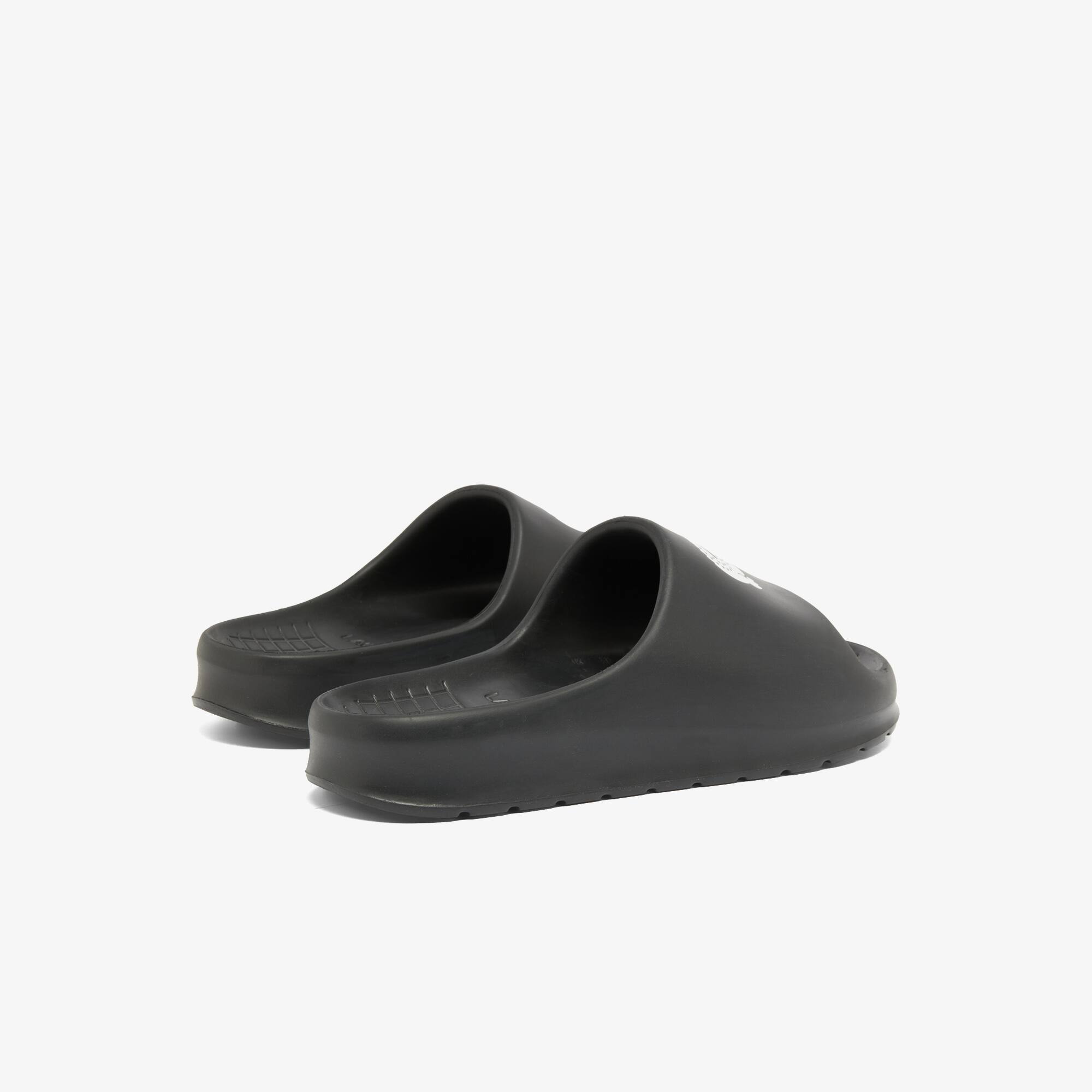 Thumbnail - Lacoste Herren-Schlappen Serve Slide 2.0 - BLACK WHITE Size 40.5