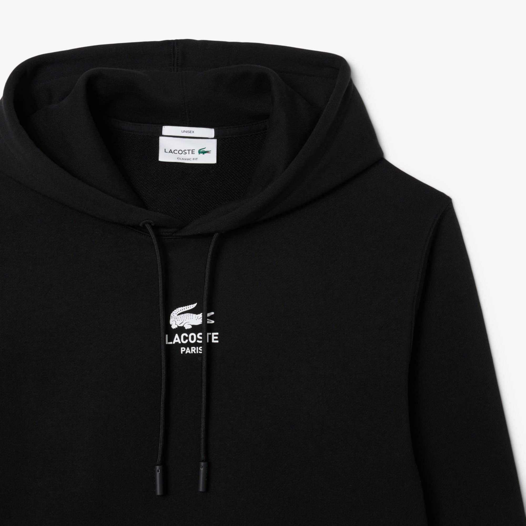 Thumbnail - Lacoste Hoodie mit Print - Schwarz Size M