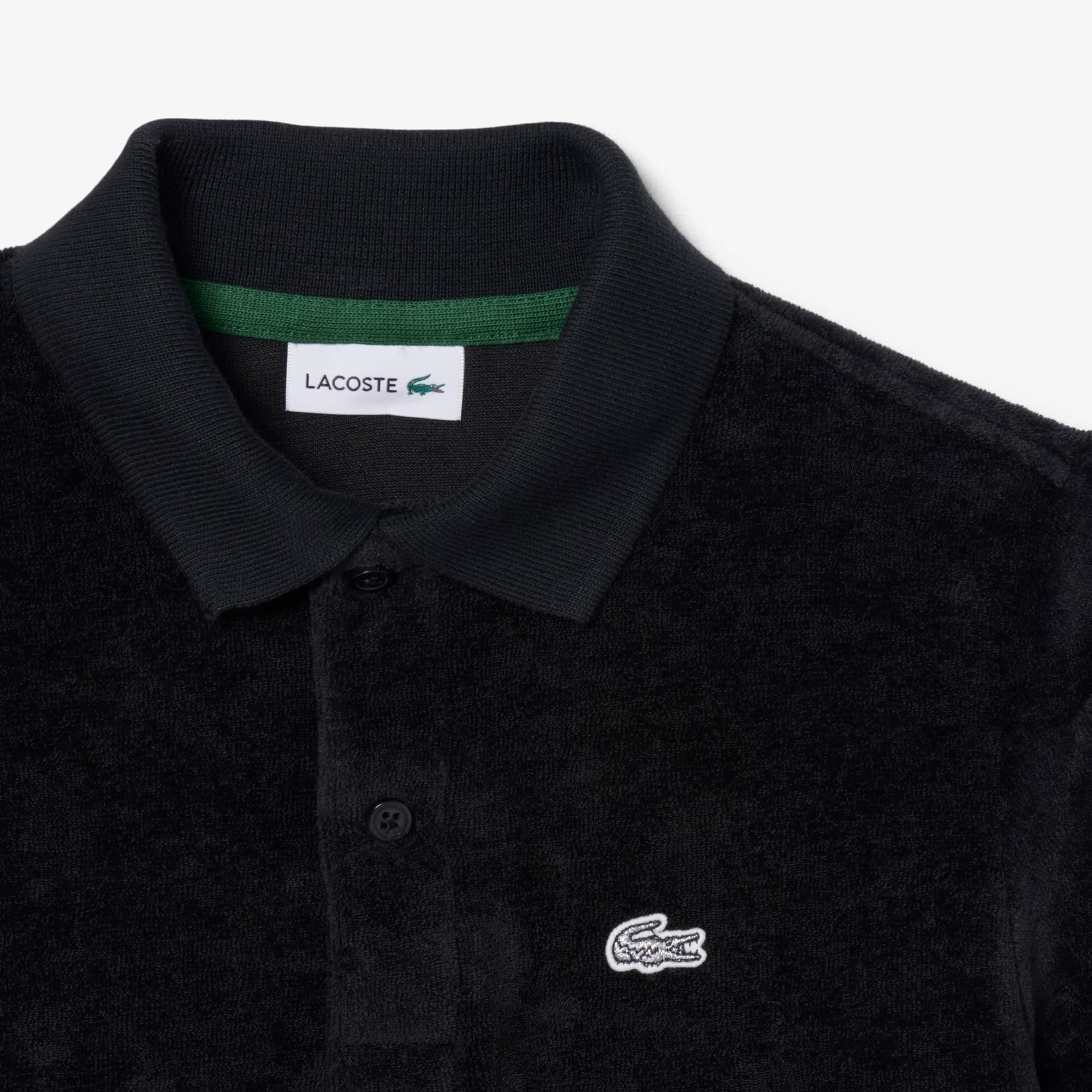 Thumbnail - Lacoste Polohemd aus Petit Piqué - Schwarz Size 12 - 16A
