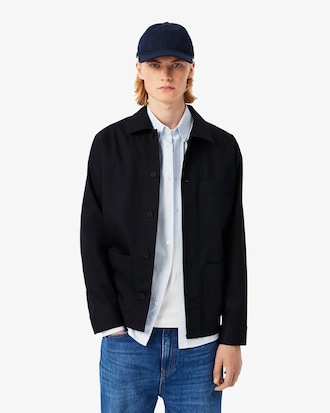 Baumwoll-Overshirt-Jacke