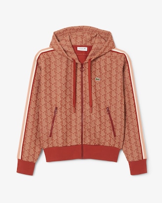 Hoodie aus Jacquard mit Monogramm
