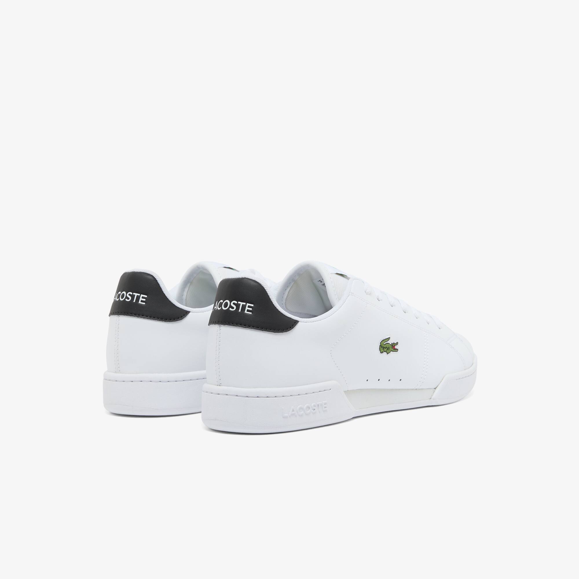 Thumbnail - Lacoste Herren-Sneakers Carnaby Cup aus Leder - WHITE/BLACK Size 40.5