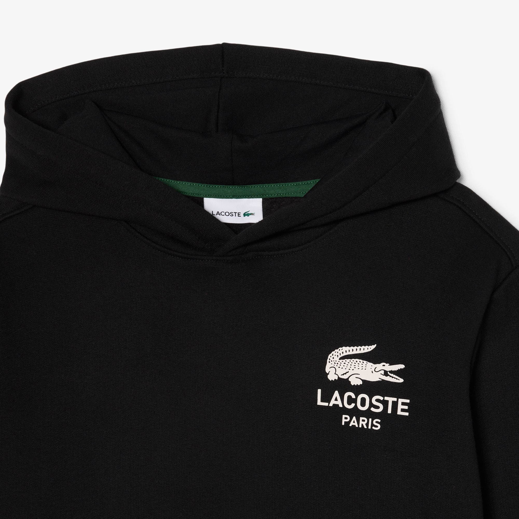 Thumbnail - Lacoste Hoodie mit Print - Schwarz Size 8 - 8A
