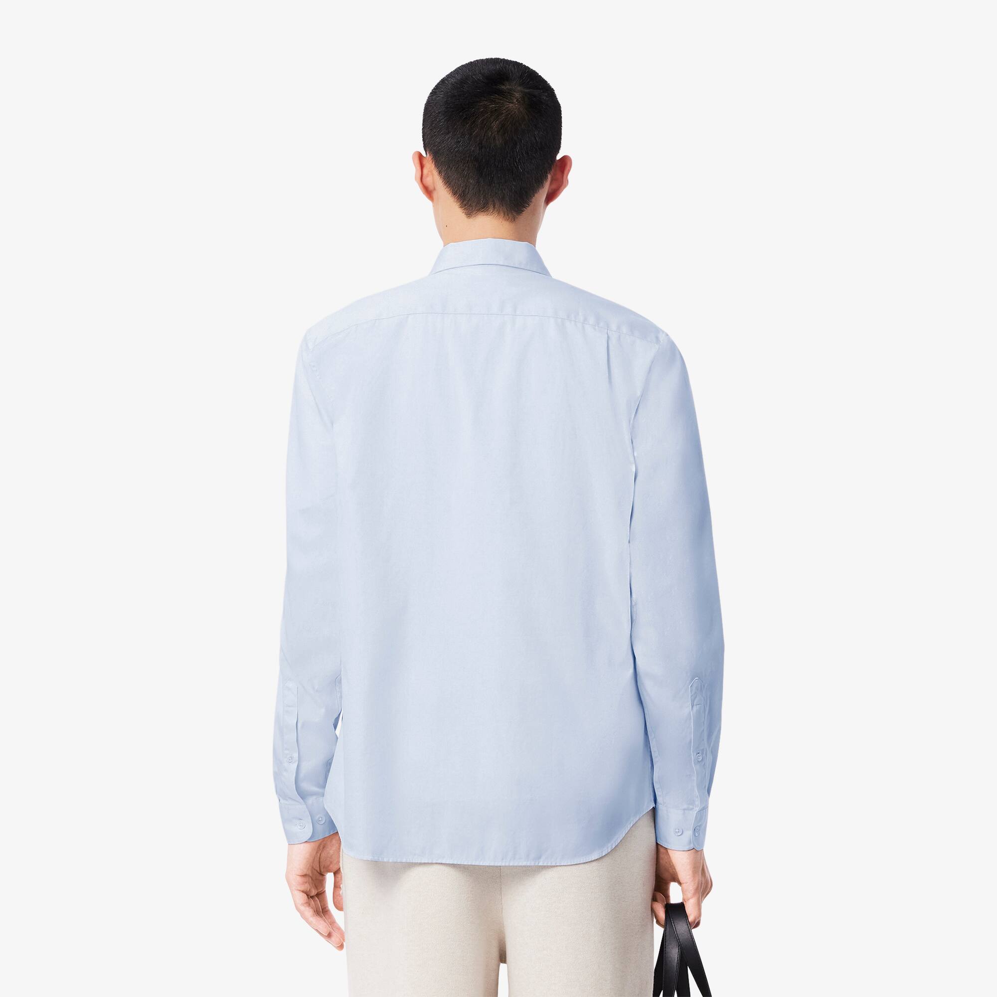 Thumbnail - Lacoste Regular Fit-Hemd aus Baumwolle - Pastellblau Size 37