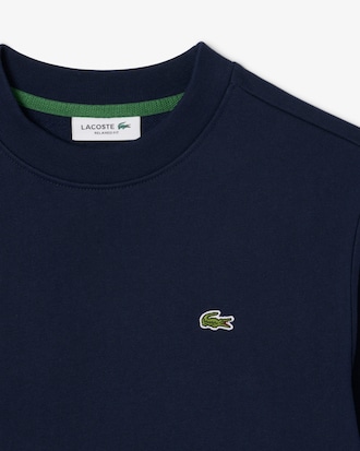 Relaxed Fit-Sweatshirt aus Fleece mit Rundhalsausschnitt
