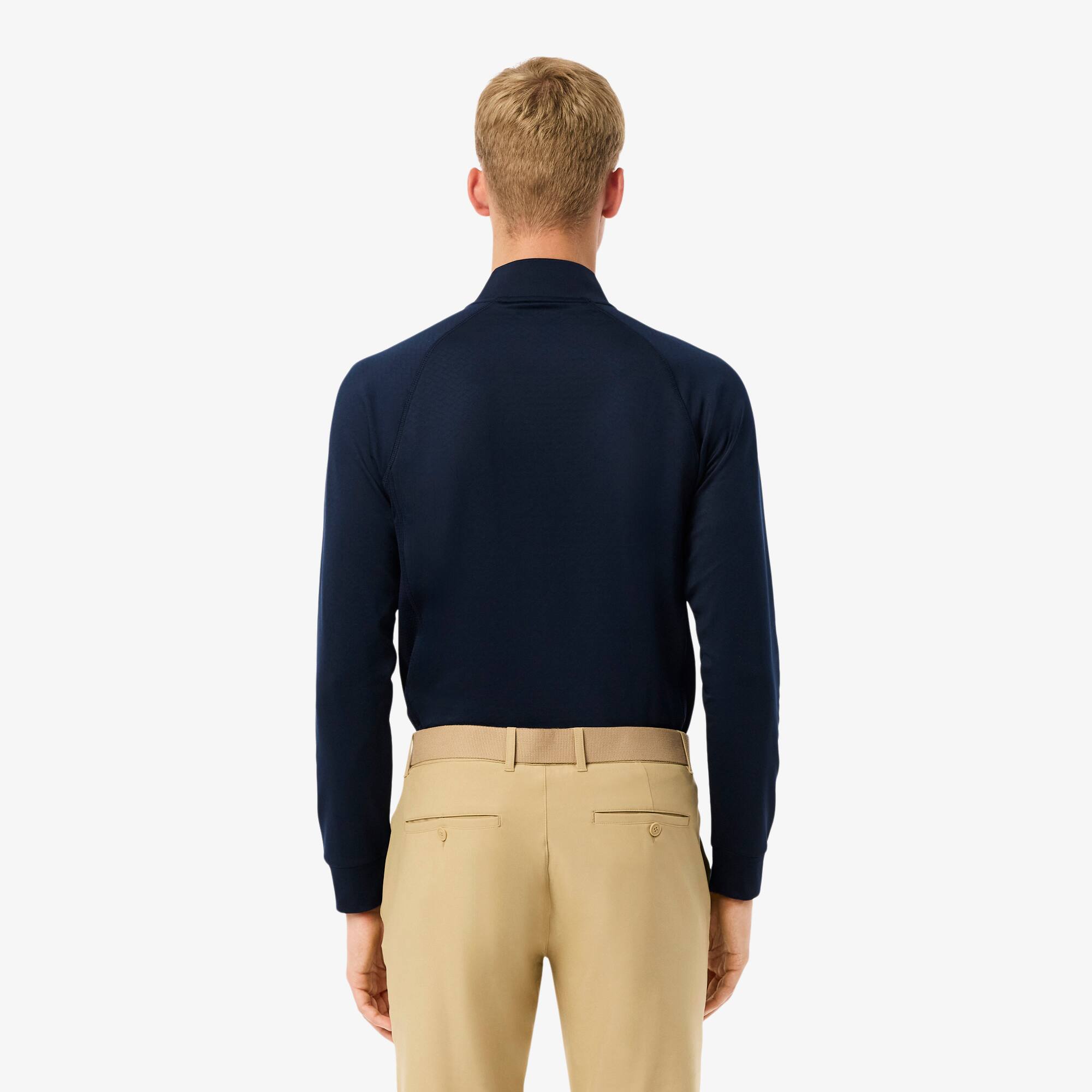 Thumbnail - Lacoste Technisches Golf-Sweatshirt aus Vlies - Navy Blau Size XS