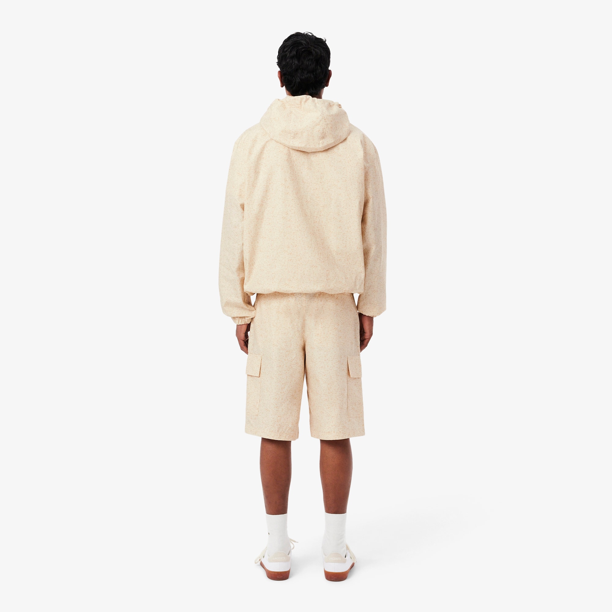 Thumbnail - Lacoste Cargo-Bermudashorts mit Print, Straight Fit - Beige Size 6 - 33