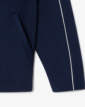 Tennis Heritage Zipped Badge Accent Sweatshirt