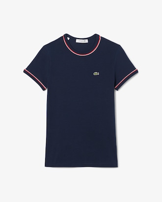 T-Shirt aus Jersey mit kontrastierenden Akzenten