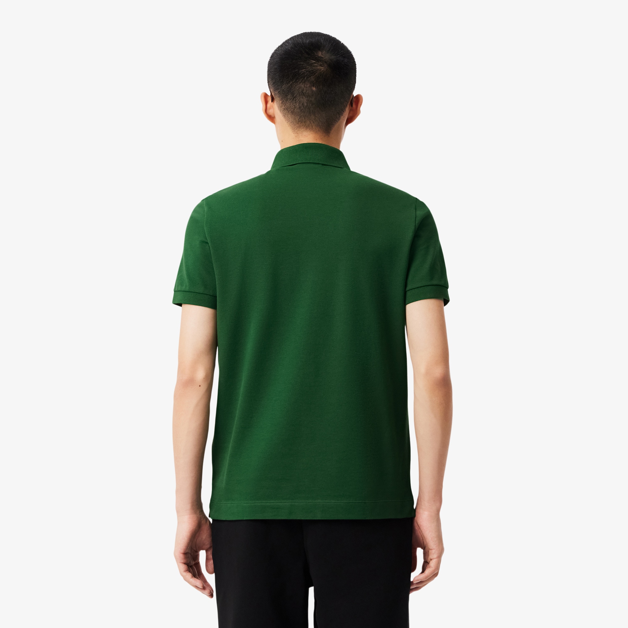Thumbnail - Lacoste Regular Fit-Polohemd Paris aus Stretch-Piqué - Grün Size L