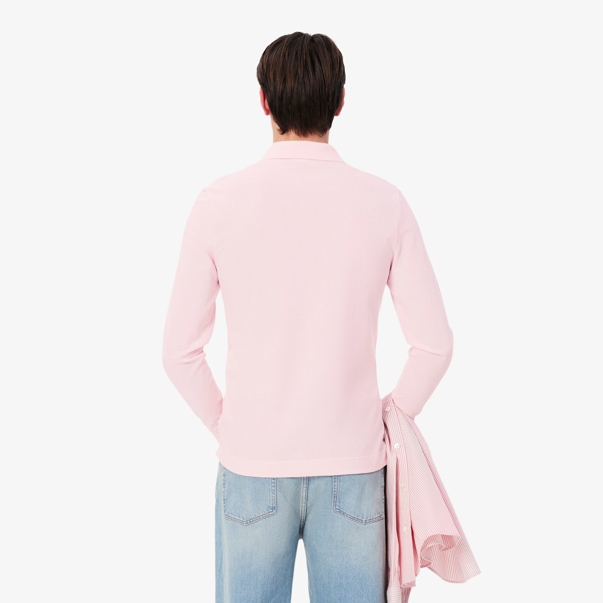 Thumbnail - Lacoste Regular Fit-Polohemd Paris aus Stretch-Piqué - Hellrosa Size 6 - XL