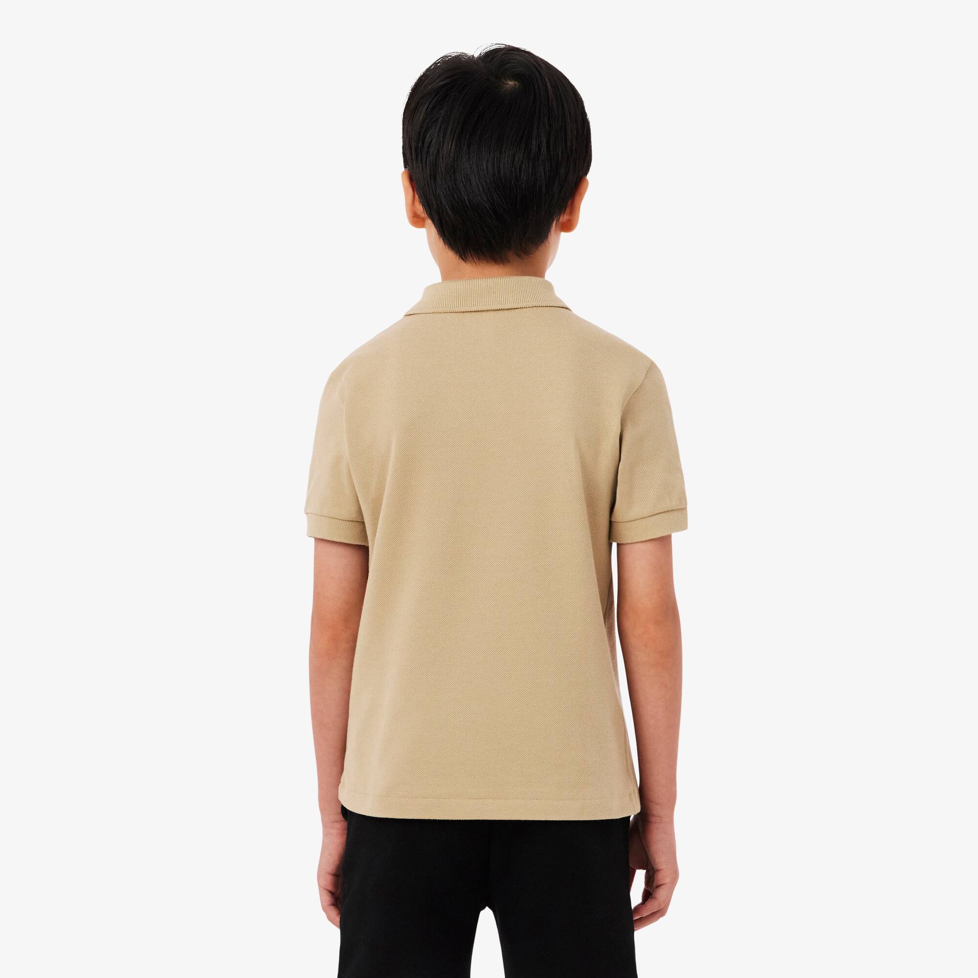 Thumbnail - Lacoste Polohemd aus Petit Piqué - Beige Size 8 - 8A